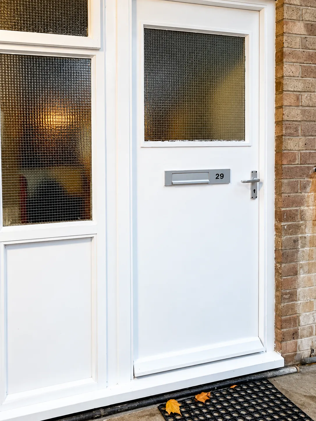 Front door, no. 29, close up